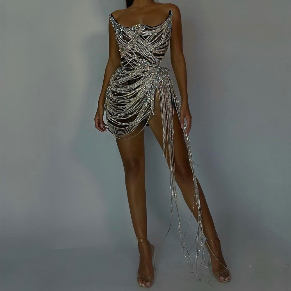 Lena Berisha Diamond Dress